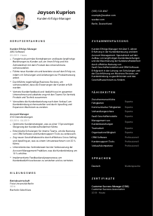 Lebenslauf-Vorlage für Kunden-Erfolgs-Manager*in #3