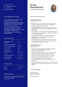Lebenslauf-Vorlage für Kundensupport-Manager*in #3