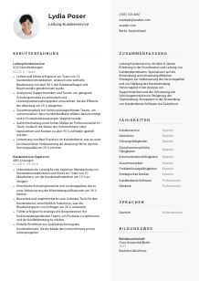 Lebenslauf-Vorlage für Leitung Kundenservice #2