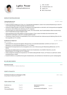 Lebenslauf-Vorlage für Leitung Kundenservice #3