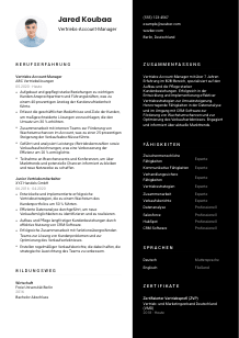 Lebenslauf-Vorlage für Vertriebs-Account-Manager*in #3