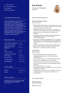Lebenslauf-Vorlage für Key Account Manager*in national #3