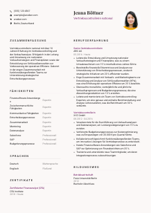 Lebenslauf-Vorlage für Vertriebscontroller*in national #3