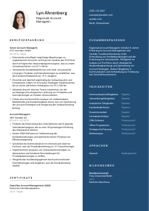 Lebenslauf-Vorlage für Regionaler Account-Manager*in #2