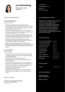 Lebenslauf-Vorlage für Regionaler Account-Manager*in #3
