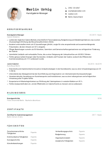 Lebenslauf-Vorlage für Kunstgalerie-Manager*in #3
