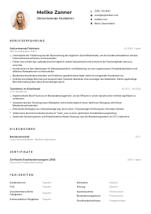 Lebenslauf-Muster für Stellvertretende*r Filialleiter*in