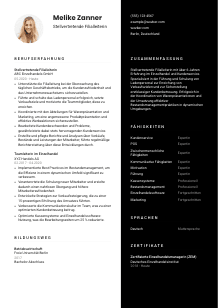 Lebenslauf-Vorlage für Stellvertretende*r Filialleiter*in #3