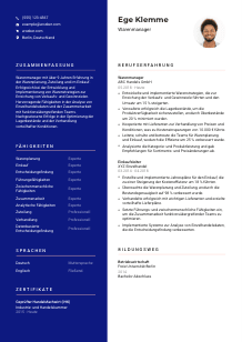 Lebenslauf-Vorlage für Warenmanager*in #3