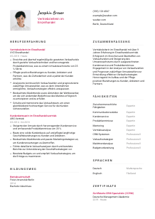 Lebenslauf-Vorlage für Vertriebsleiter*in im Einzelhandel #2