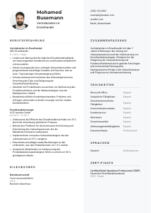 Lebenslauf-Vorlage für Vertriebsleiter*in Einzelhandel #2