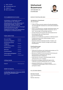 Lebenslauf-Vorlage für Vertriebsleiter*in Einzelhandel #3
