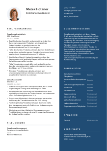 Lebenslauf-Vorlage für Einzelhandelsverkäufer*in #2