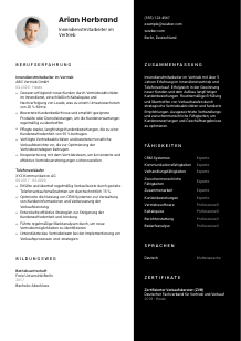 Lebenslauf-Vorlage für Innendienstmitarbeiter*in im Vertrieb #3