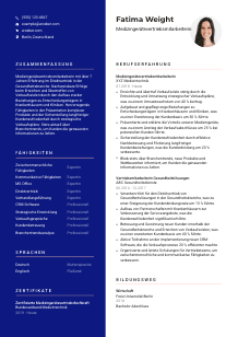 Lebenslauf-Vorlage für Medizingerätevertriebsmitarbeiter*in #3