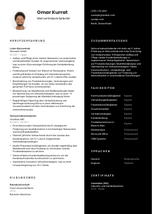 Lebenslauf-Vorlage für Weinvertriebsmitarbeiter*in #3