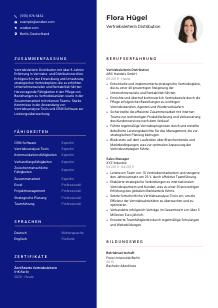 Lebenslauf-Vorlage für Vertriebsleiter*in Distribution #3