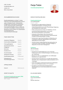 Lebenslauf-Vorlage für Einzelhandelsdirektor*in #2