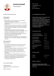 Lebenslauf-Vorlage für Einkaufsagent*in #3