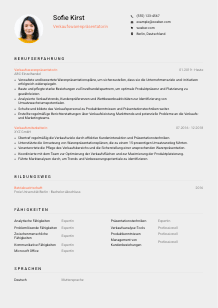 Lebenslauf-Vorlage für Verkaufswarenpräsentator*in #3