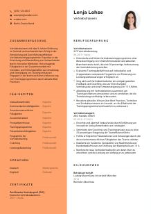 Lebenslauf-Vorlage für Vertriebstrainer*in #3