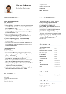 Lebenslauf-Vorlage für Technologiefachberater*in #1