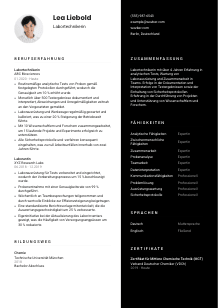 Lebenslauf-Vorlage für Labortechniker*in #3