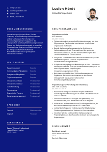 Lebenslauf-Vorlage für Innovationsspezialist*in #3