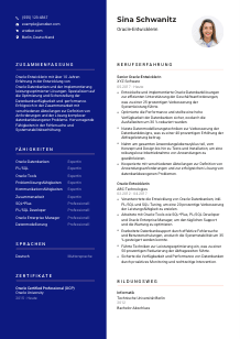 Lebenslauf-Vorlage für Oracle-Entwickler*in #3