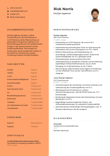 Lebenslauf-Vorlage für DevOps Ingenieur*in #3
