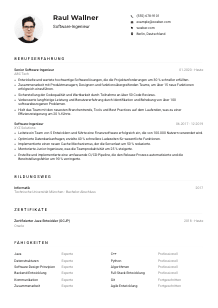 Lebenslauf-Muster für Software-Ingenieur*in