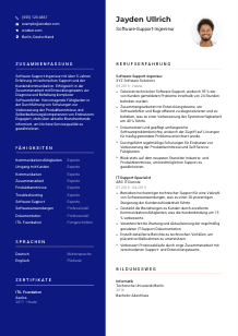 Lebenslauf-Vorlage für Software-Support-Ingenieur*in #3