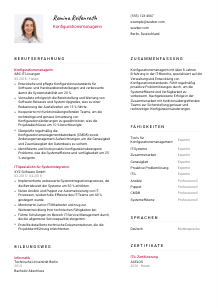 Lebenslauf-Vorlage für Konfigurationsmanager*in #2