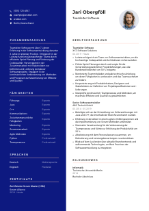 Lebenslauf-Vorlage für Teamleiter*in Software #3