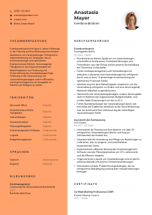 Lebenslauf-Vorlage für Eventkoordinator*in #3