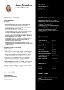 Lebenslauf-Vorlage für Eventprojektmanager*in #3