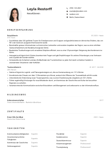 Lebenslauf-Muster für Reiseführer*in