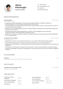 Lebenslauf-Muster für Reisenmanager*in