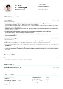 Lebenslauf-Vorlage für Reisenmanager*in #3