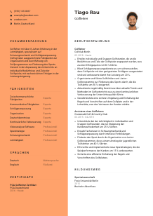 Lebenslauf-Vorlage für Golflehrer*in #3
