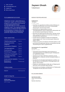 Lebenslauf-Vorlage für Fußballtrainer*in #3