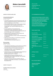 Lebenslauf-Vorlage für Anwesenheitskoordinator*in #2