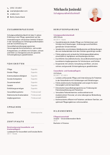 Lebenslauf-Vorlage für Schulgesundheitsfachkraft #3