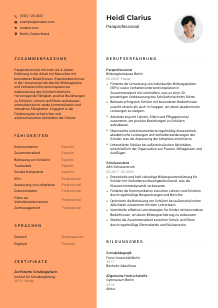 Lebenslauf-Vorlage für Paraprofessional*e #3