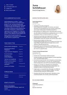 Lebenslauf-Vorlage für Nachmittagslehrer*in #3