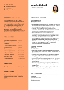 Lebenslauf-Vorlage für Umschulungslehrer*in #3