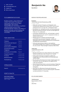 Lebenslauf-Vorlage für Busfahrer*in #3