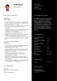Lebenslauf-Vorlage für Motorradkurier*in #3