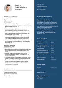 Lebenslauf-Vorlage für Zugbegleiter*in #2