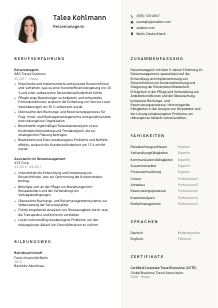 Lebenslauf-Vorlage für Reisemanager*in #2